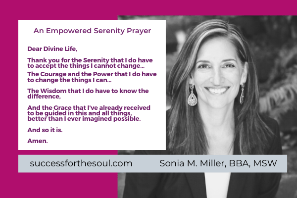 An Empowered Serenity Prayer