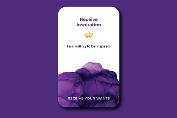 Receive Inspiration